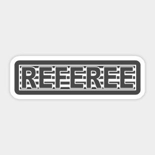 Referee 3 Sticker